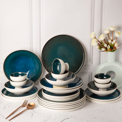 Blue Sapphire - 24 Pcs Dinner Set for 6