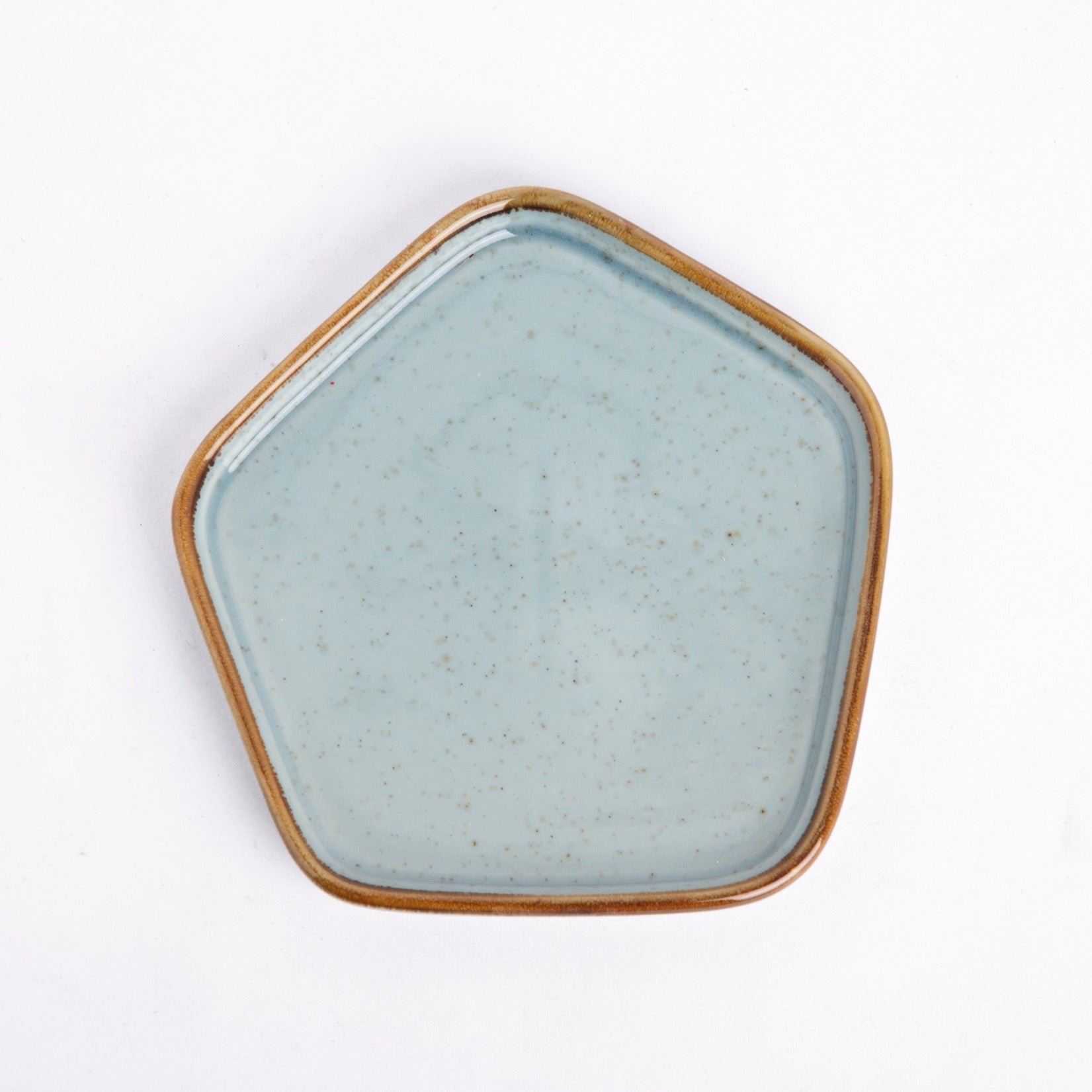 Vintage Blue - Five Angle Side Plate - 6.5 inches