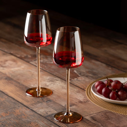 Amber Sunrise Wine Glass - Set of 2