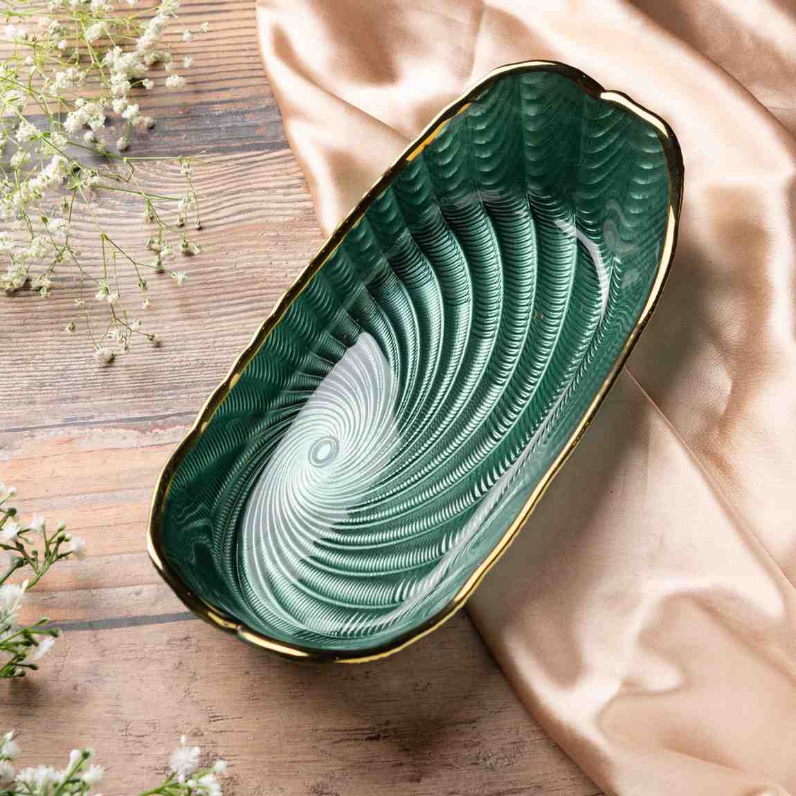 Verdant Elegance Plate- Small