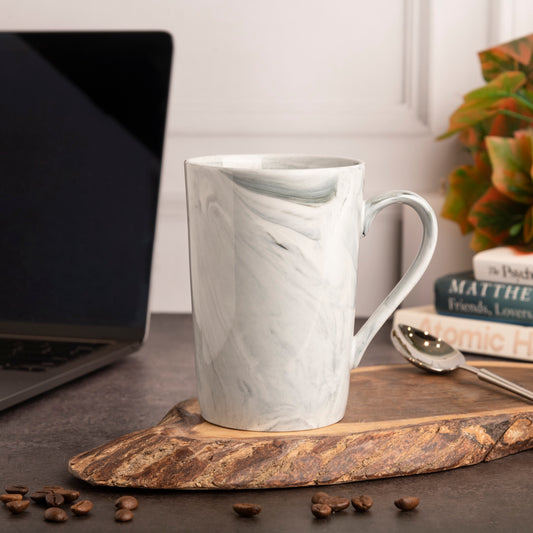 Grey Marble Coffee Mug Big