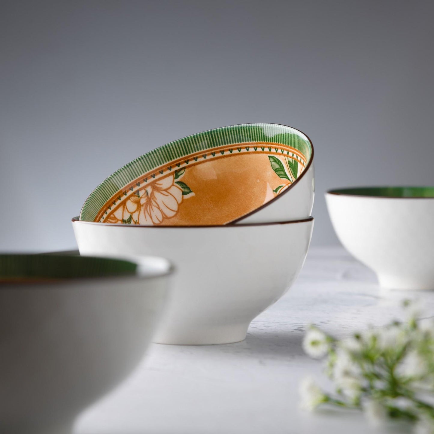 Camellia Grace Bowls - Set of 4