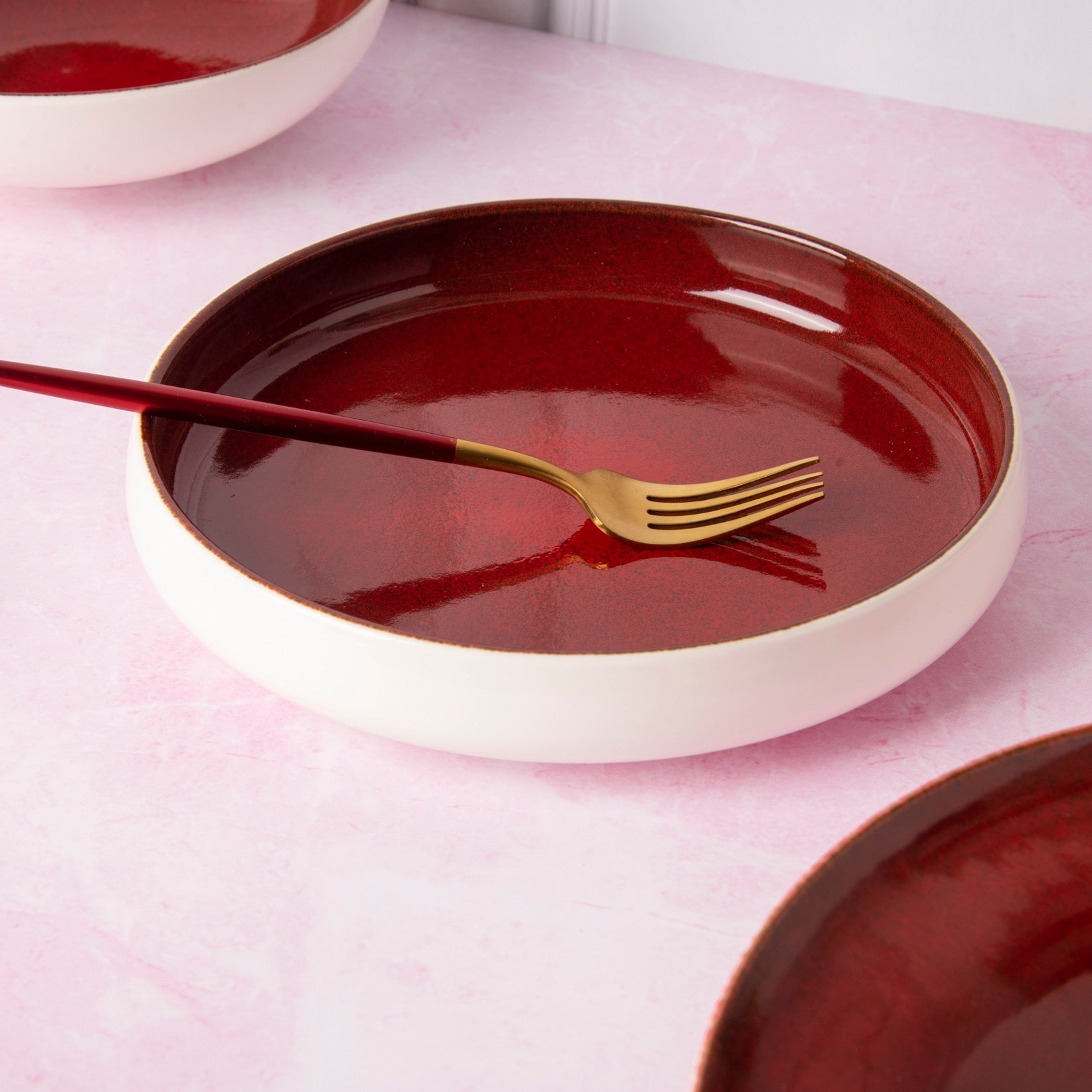 Red Sapphire - 22 Pcs Dinner Set for 6