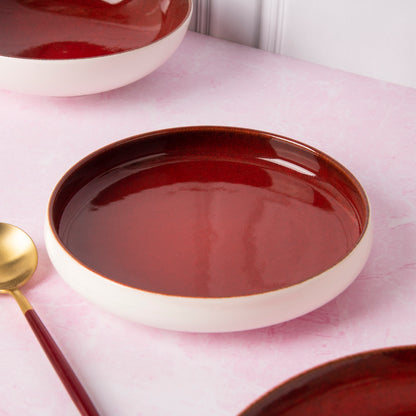 Red Sapphire - 22 Pcs Dinner Set for 6