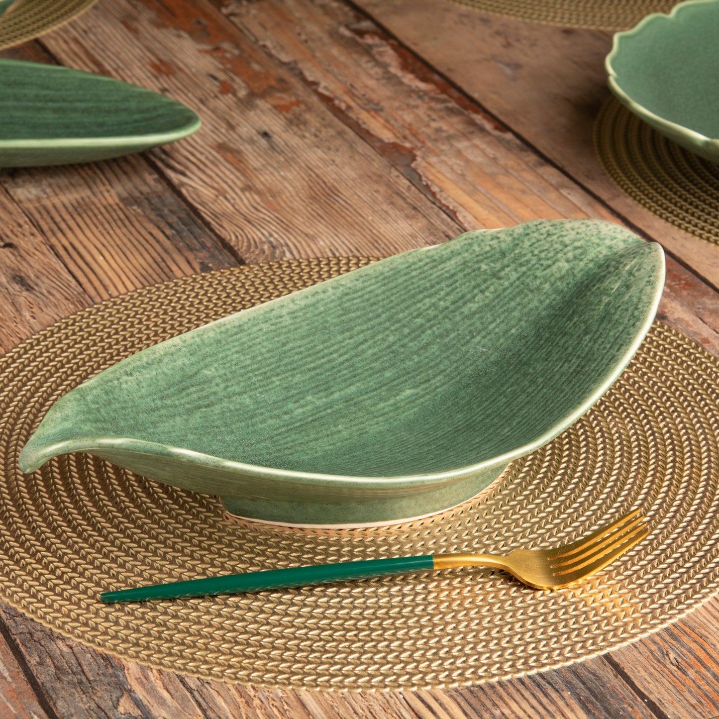 Leaf Shape Platter - 13 in