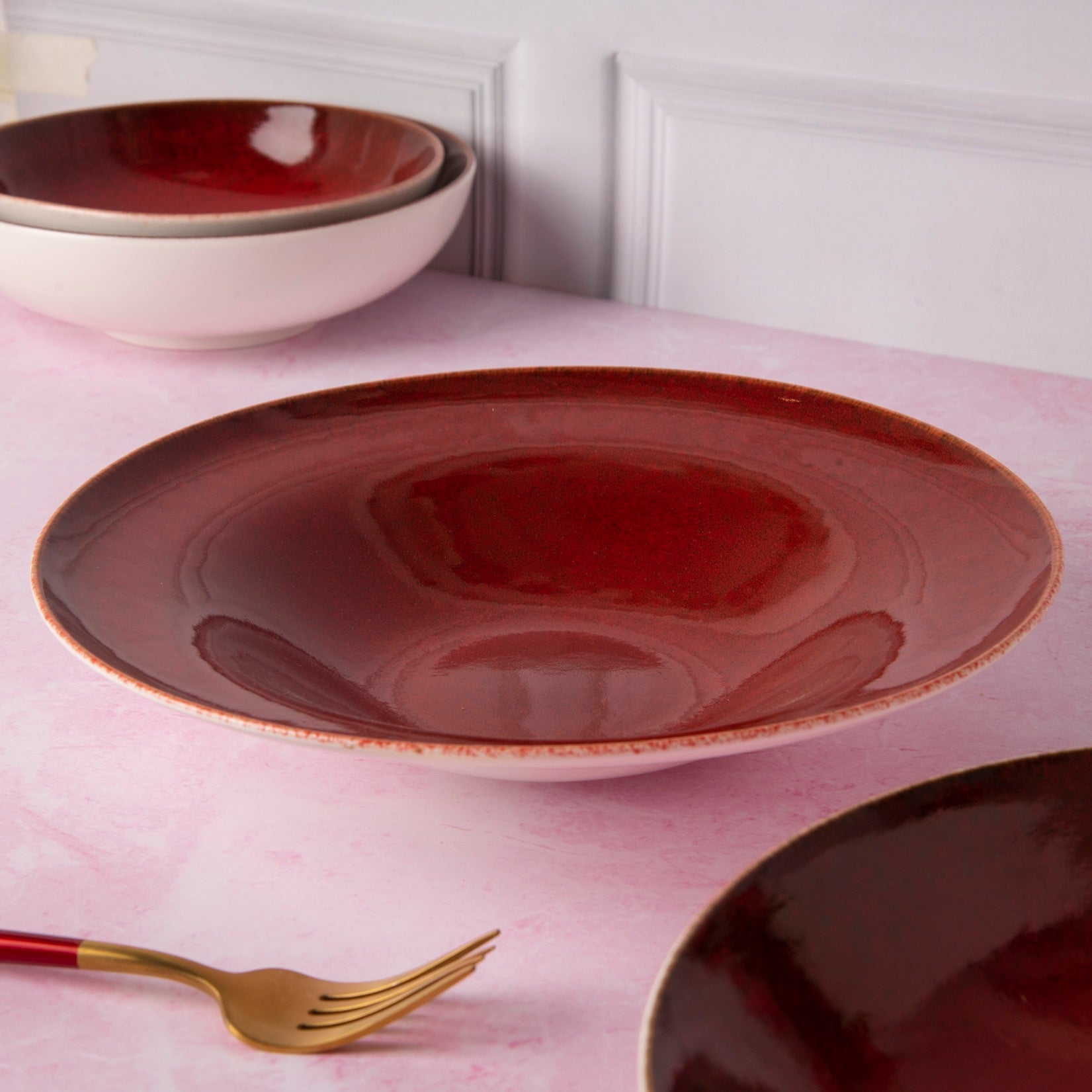 Red Sapphire - 24 Pcs Dinner Set for 6