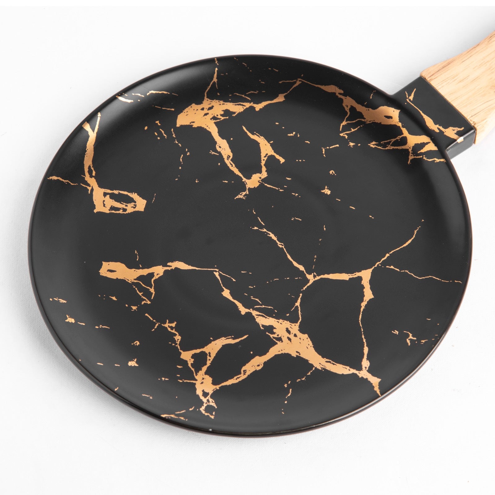 Round Platter- Black Gold