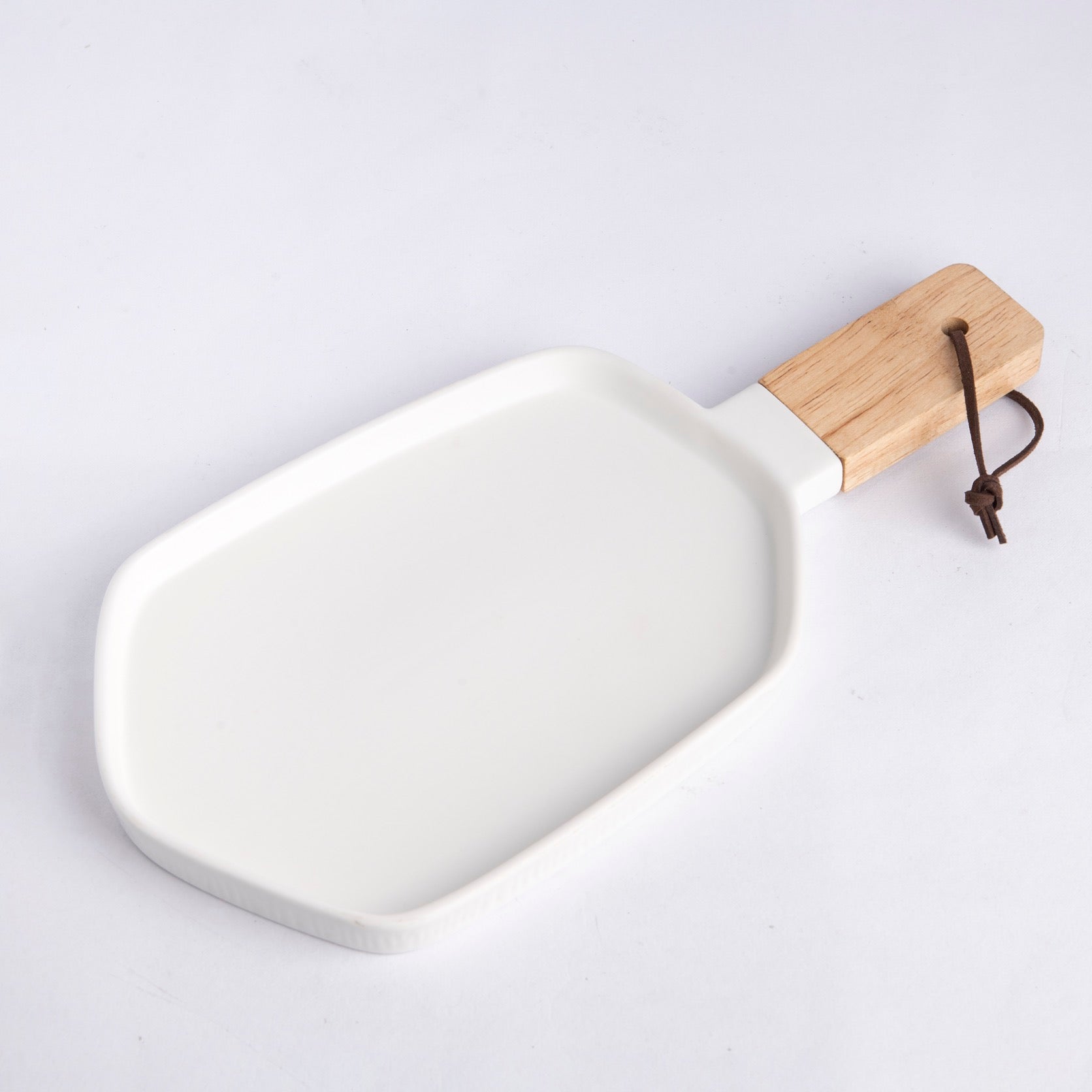 Five Angle Platter - White