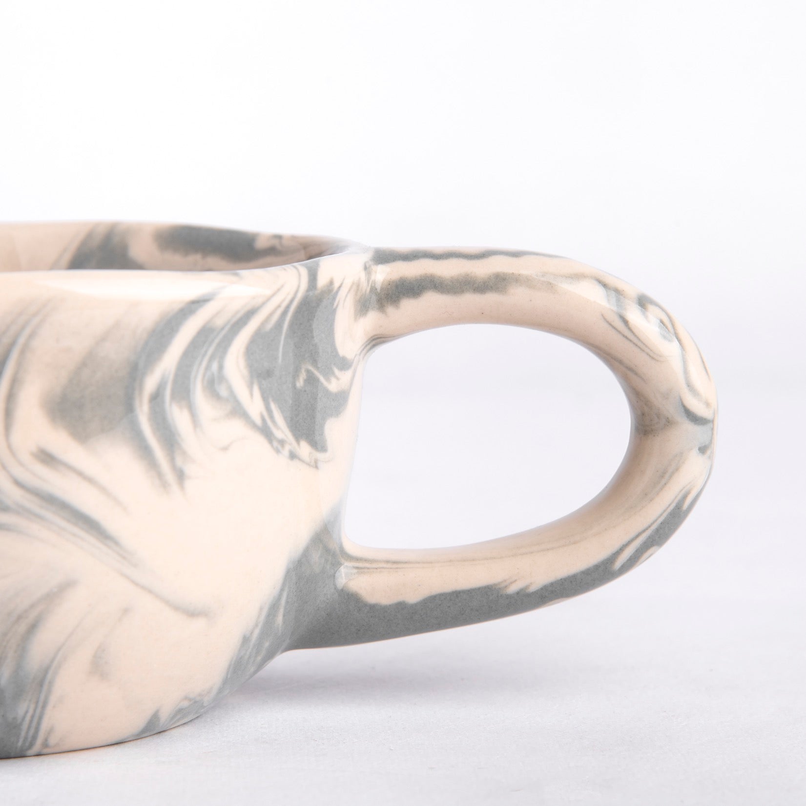 Pristine Marble Elixir Cups - Grey Marble