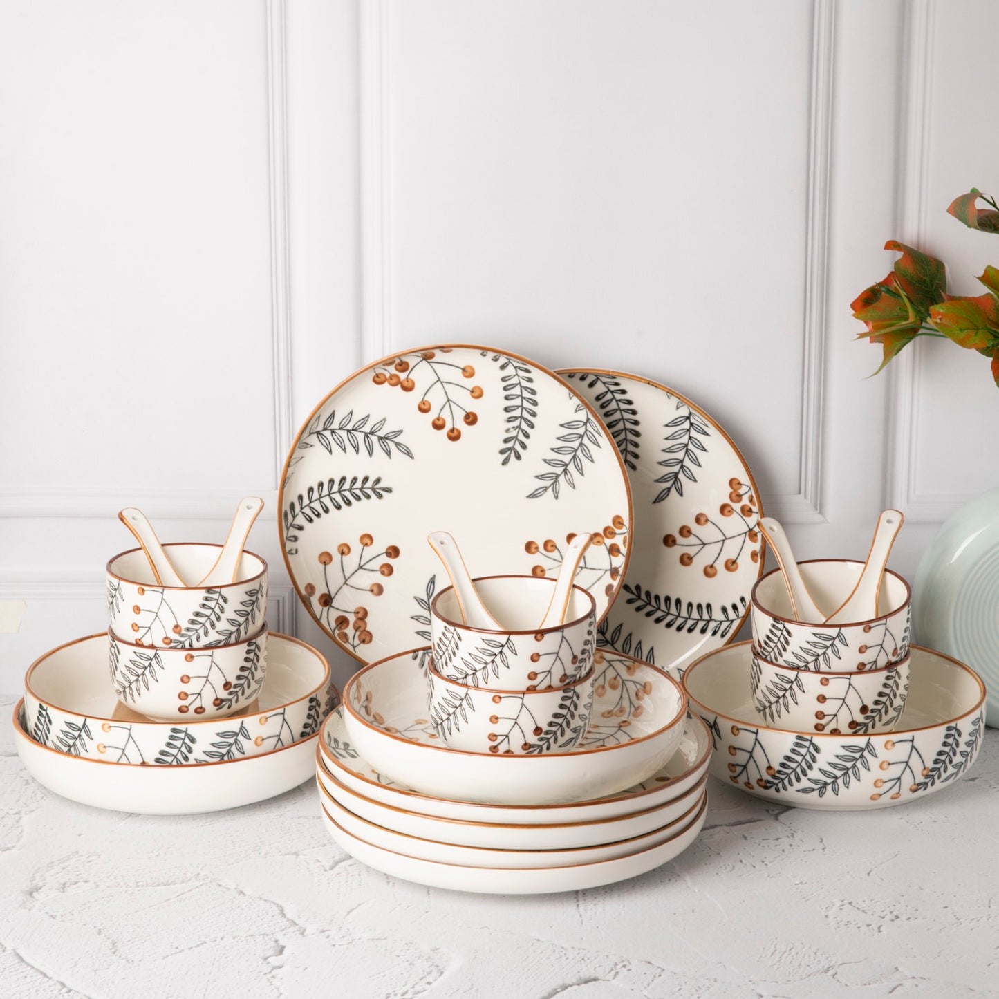 Flora - 22 Pcs Dinner Set for 6