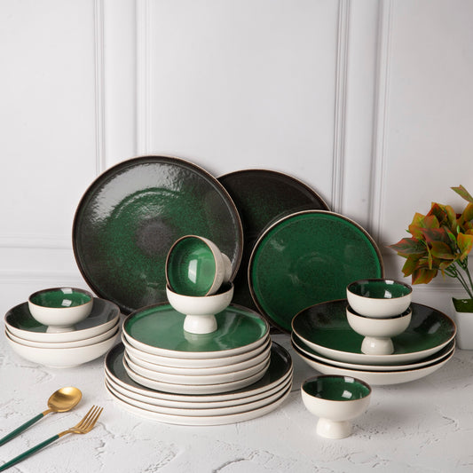 Green Sapphire - 24 Pcs Dinner Set for 6