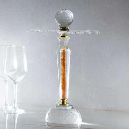 Imperial Roman Crystal Glass Holder