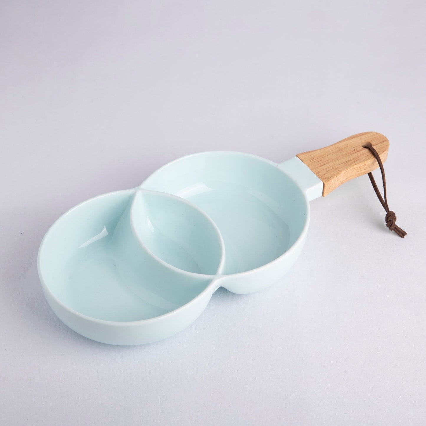 Three-Section Platter - Light Blue