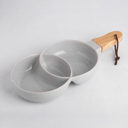 Three Section Platter  - Grey