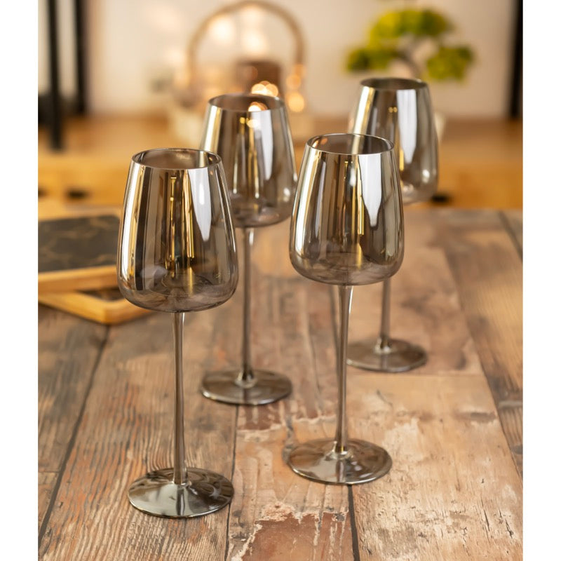 Smoky Quartz Wine Glass - Set of 2