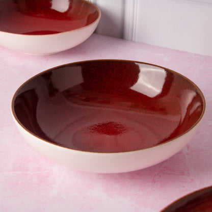 Red Sapphire - 22 Pcs Dinner Set for 6