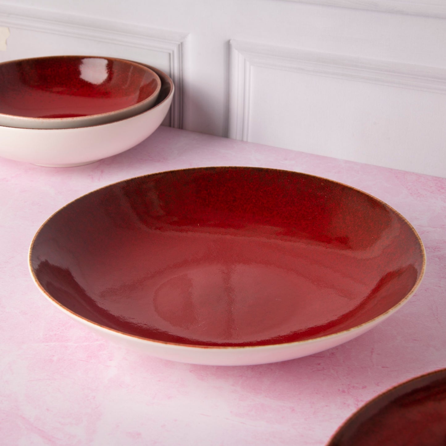 Red Sapphire - 24 Pcs Dinner Set for 6