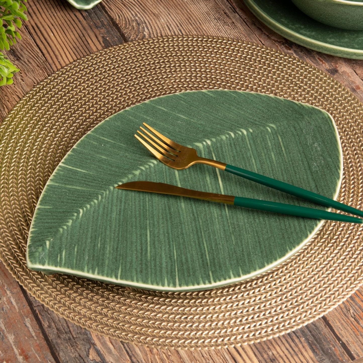 Flat Leaf Platter - 12 in