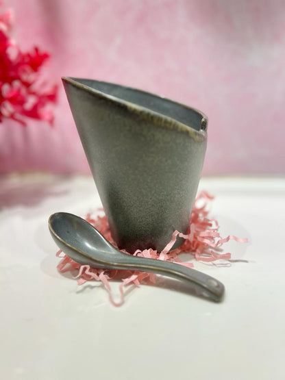 Charcoal Unique cup