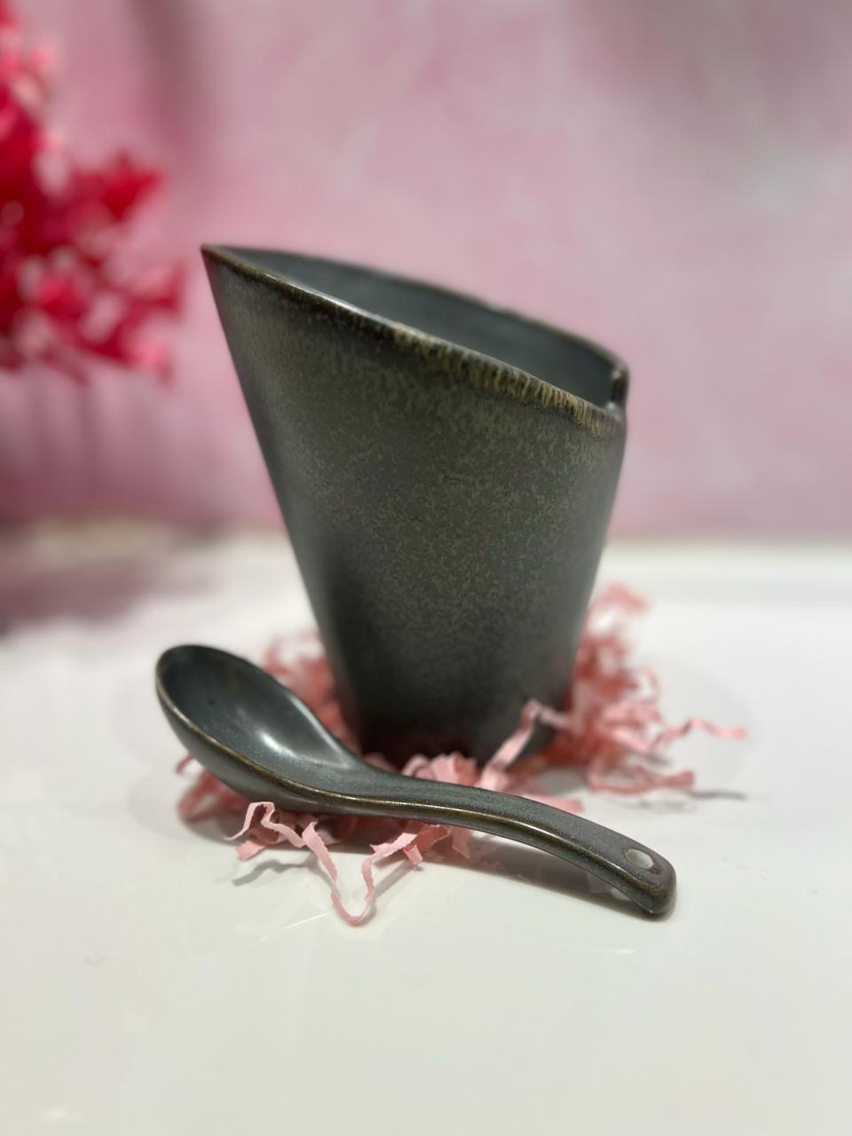 Charcoal Unique cup