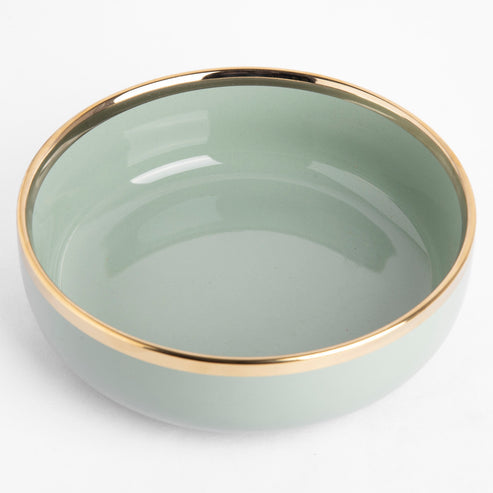 Olive Green- Serving Bowl - 8 inch