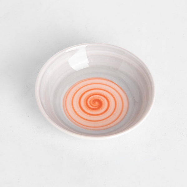 Rainbow Collection - Grey+Pink - Small Dish - 3.8 inch